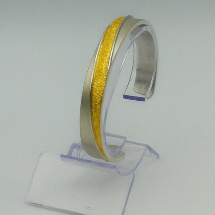 bracelet cordon hublot jaune fluo - argenté